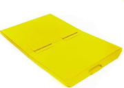 Global Industrial Lid for 1 Cu Yd Self-Dumping Hopper, Yellow
