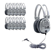 HamiltonBuhl 10 Pack / Gray / 10 Over-Ear Headphones