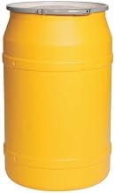Justrite 1656M 55GAL Yellow Drum Open (1656M)