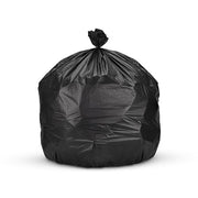 Inteplast 250 Count (Pack of 1) / Black / 45.0 gallons Can Liners