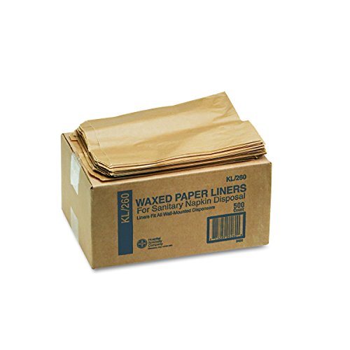 Bobrick Satin Finish / 1 Gallon (Pack of 12) / Flip Top Sanitary Products Receptacles
