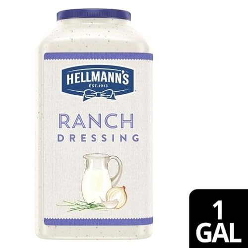 HELLMANN'S Ranch / 128 Ounce (Pack of 4) / Off white Ranch