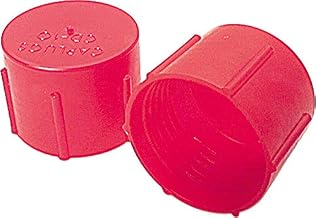 Allstar ALL50802 Red Plastic Fitting Cap for -4 AN and 7/16-20 Thread, (Pack of 20)