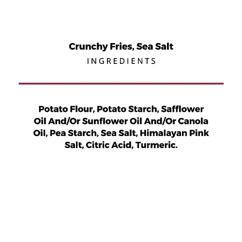 The Daily Crave Sea Salt Fries / 4.25 Ounce (Pack of 8) / 8 Seaweed Snacks