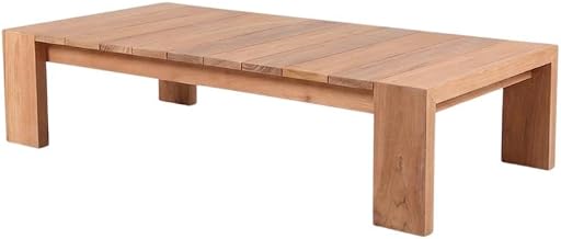 Green Outdoor Coffee Table with Contemporary Style, Durable Wood Finish, Weather-Resistant Construction for Patio, Garden