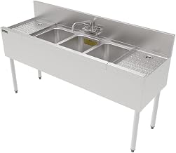 Perlick TS53C-STK 60" Three Compartment Underbar Sink (Quick Ship!)