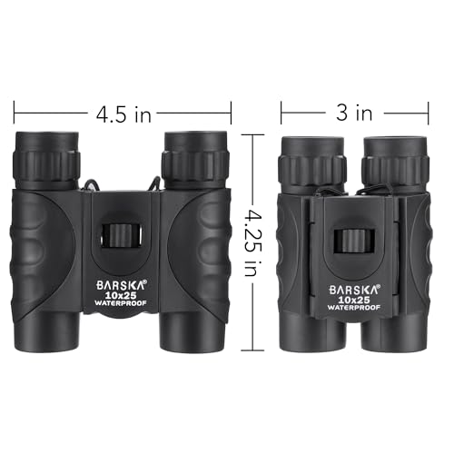 Barska 10x25mm / 10x25 / Black Binoculars