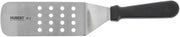 HUBERT Perforated Food Turner Stainless Steel with Black Polypropylene Handle - 8"L Blade