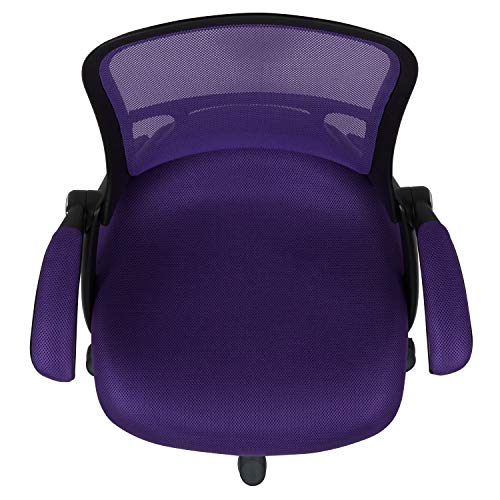 Flash Furniture Purple / Set of 1 / Contemporary Home Office Desk Chairs