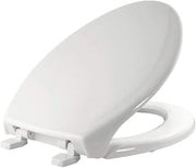 Bemis 1900000 Plastic Elongated Toilet Seat, White