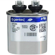 CPT01112-7.5 uf MFD 370 Volt VAC - Oval Run Capacitor Upgrade by Trane – Copper, Model ClimaTek for part # CPT01112