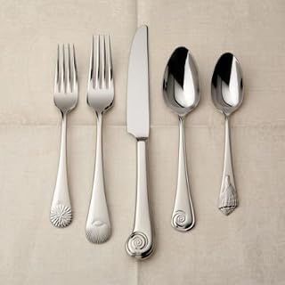 40-pc. Service for 8 "Sea Shells" Stainless Steel Flatware by Reed & Barton