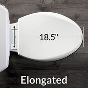 Bemis Black / Elongated / 1 Toilet Seats