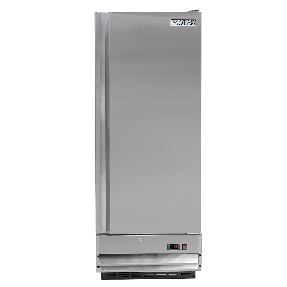 24 3/4" One Section Reach In Refrigerator by MOTAK – 26.97x25.59x68.90, In Description, Check Images, Model MSD-1DR-BAL-12-X