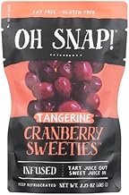 Oh Snap! Pickling Co. Tangerine Cranberry Sweeties, Kosher, Fat Free, Gluten Free, 2.25 Ounce (Pack of 12)