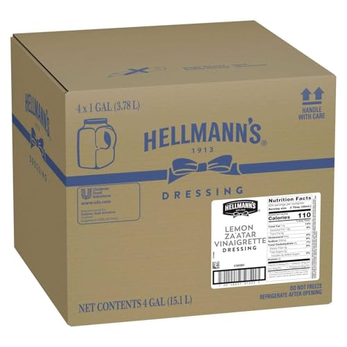 HELLMANN'S Lemon Za'atar / 128 Ounce (Pack of 4) / 1 Balsamic