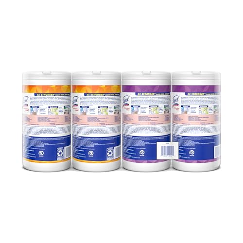 Lysol 80 Count (Pack of 4) / Mango + Lavender / 1 Disinfectant Wipes