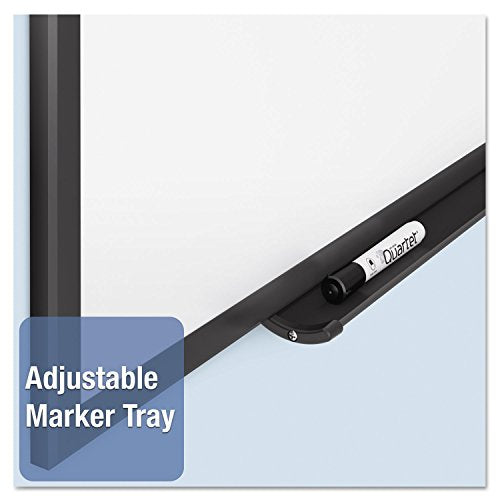 Quartet Black / 72"W x 48"H / Nano-Clean Magnetic Dry Erase Boards