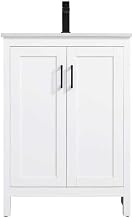 Elegant Kitchen and Bath Finnley 24" Single Bathroom Vanity in White
