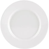 CAC China MLRN-5 Maxwell White Rolled Edge Plate 5 1/2" - 4 doz