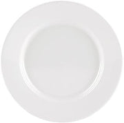 CAC China MLRN-5 Maxwell White Rolled Edge Plate 5 1/2" - 4 doz