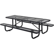 Global Industrial Black / Industrial / 96 inches x 30 inches x 17 inches Picnic Tables