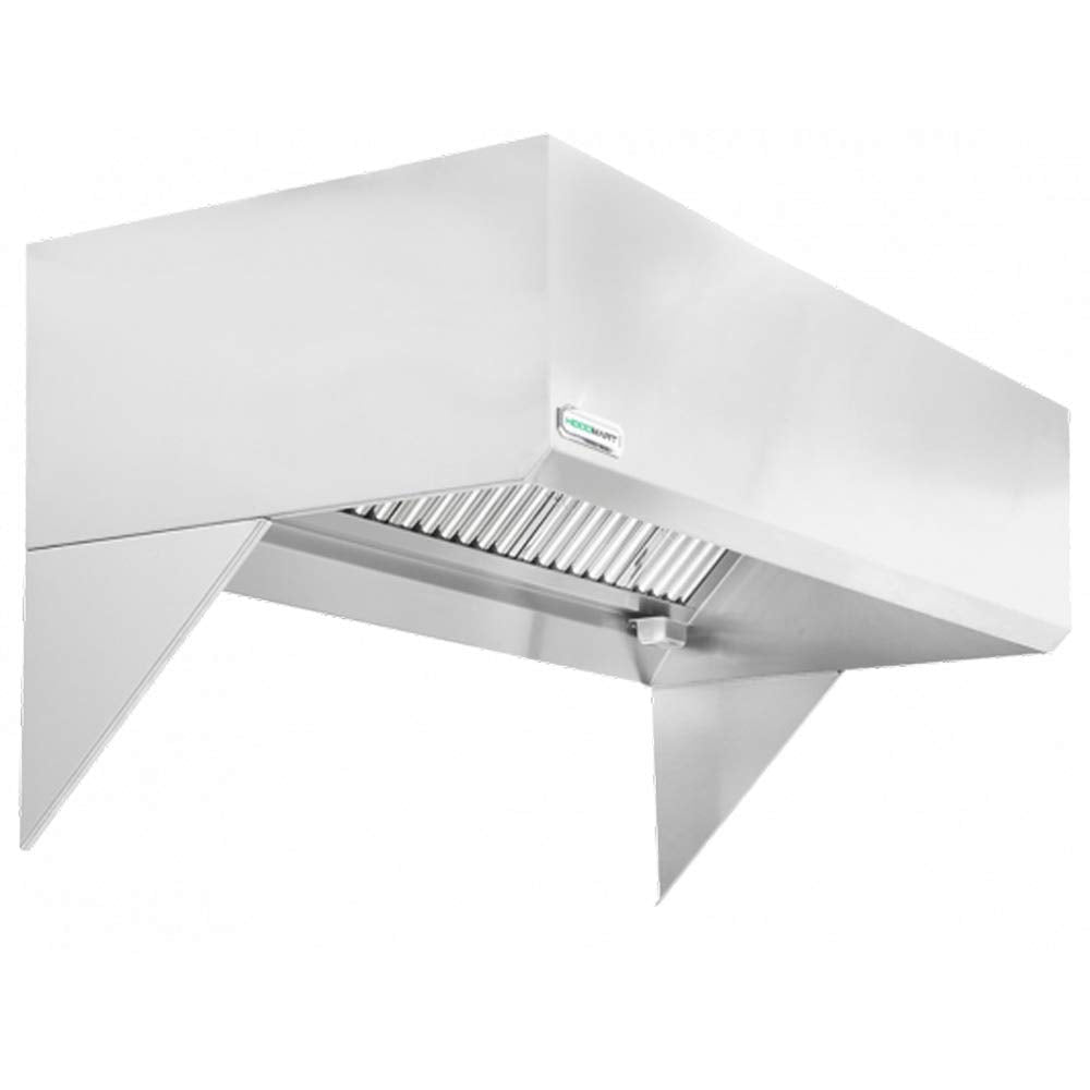 HOODMART 20 ft. / Silver / Restaurant Exhaust Hood Range Hoods