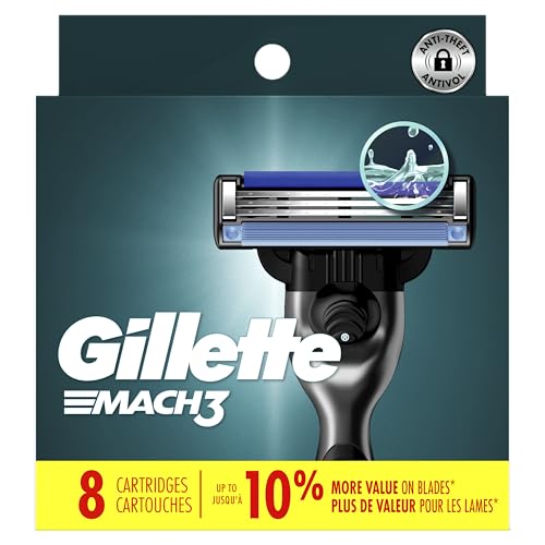 Gillette 8 Count (Pack of 1) / BLUE / 8 Refills Cartridges