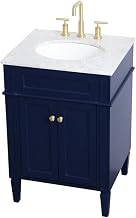 24 Inch Single Bathroom Vanity in Blue, 714677