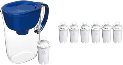 Brita Large Water Filter Pitcher + Brita Standard Water Filter Replacements