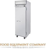 Beverage-Air HFP1W-1S Horizon Series One Wide Section Solid Door Reach-In Freezer 34 cu.ft. Capacity Stainless Steel Front and Sides Aluminum