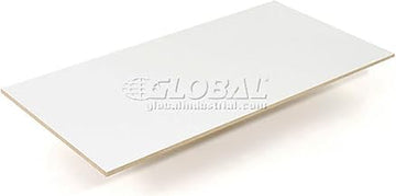 1/2" Thick Melamine Laminate Deck, 48" W x 24" D