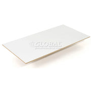 1/2" Thick Melamine Laminated Deck 36"W x 24"D by Pacific Panel Products – Plastic, Model 36X24WH