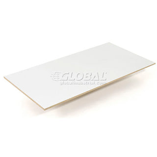 1/2" Thick Melamine Laminated Deck 36" W x 18" D by Pacific Panel Products – Plastic, Model 36X18WH