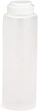 Tablecraft 8 oz Hinged Top Squeeze Bottle [Set of 12]