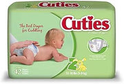 Special 4 Packs of Diapers Cutie Size 2,12-18 lbs - 42 per Pack - First Quality CR2001
