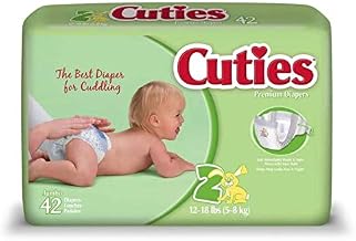 Special 4 Packs of Diapers Cutie Size 2,12-18 lbs - 42 per Pack - First Quality CR2001