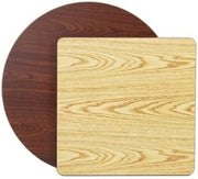 Royal Industries Rectangular Reversible Oak/Walnut Woodgrain Tabletop, 30" x 42"