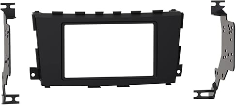 Metra Double DIN Dash Installation Kit for Nissan Altima 2016-2018, Black, ABS Plastic