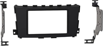 Metra Double DIN Dash Installation Kit for Nissan Altima 2016-2018, Black, ABS Plastic