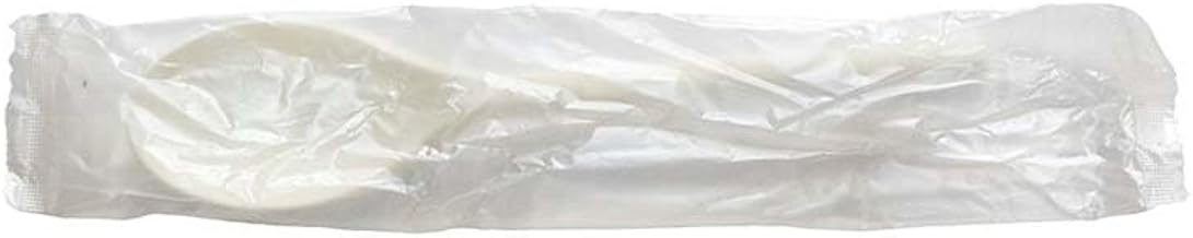 KITCH 24/7 Compostable Individually Wrapped White Spoons, 6 Inch, PLA Bioplastic, 1000 Count