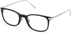 Eyeglasses OM 5039 001 Shiny Black by Omega – 53/21/145, Plastic (Acetate)/Metal, Black/Ruthenium, Model OM5039