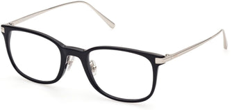 Eyeglasses OM 5039 001 Shiny Black by Omega – 53/21/145, Plastic (Acetate)/Metal, Black/Ruthenium, Model OM5039