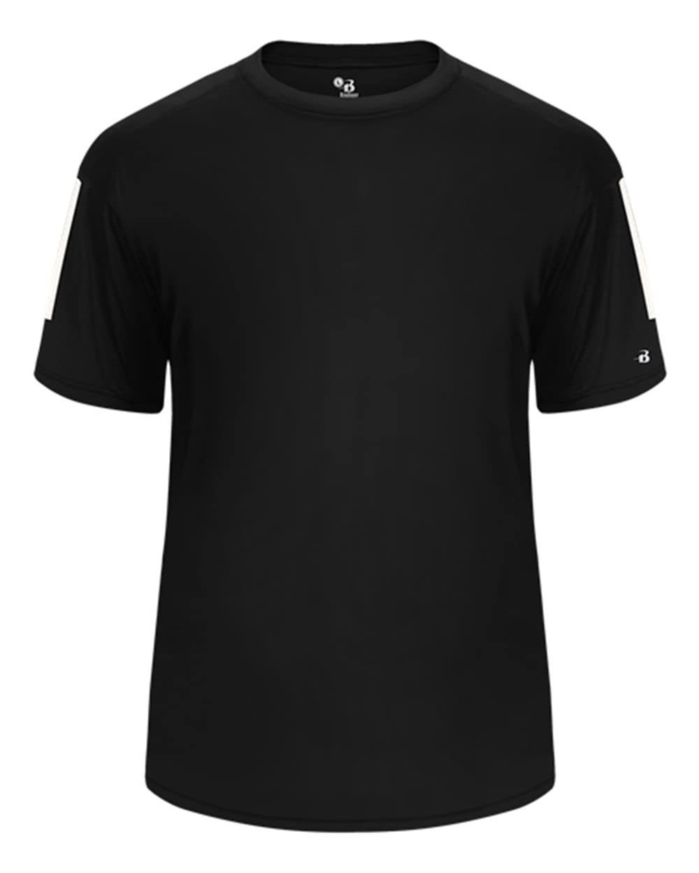 Youth Sideline T-Shirt by Badger – Silver/Graphite, Pack of 2