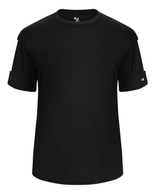 Youth Sideline T-Shirt by Badger – Silver/Graphite, Pack of 2