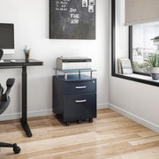 Techni Mobili Graphite / Regular / Modern Vertical File Cabinets