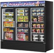 Turbo Air TGF-72FB Glass Swing Door Three Section Merchandiser Freezer