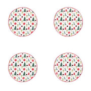 10 Strawberry Street Retro Bauble White / 6" / Retro Appetizer Plates