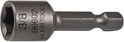 KLEIN TOOLS 86600 1/4-Inch Magnetic Hex Drivers, 3-Pack