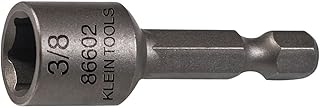 KLEIN TOOLS 86600 1/4-Inch Magnetic Hex Drivers, 3-Pack